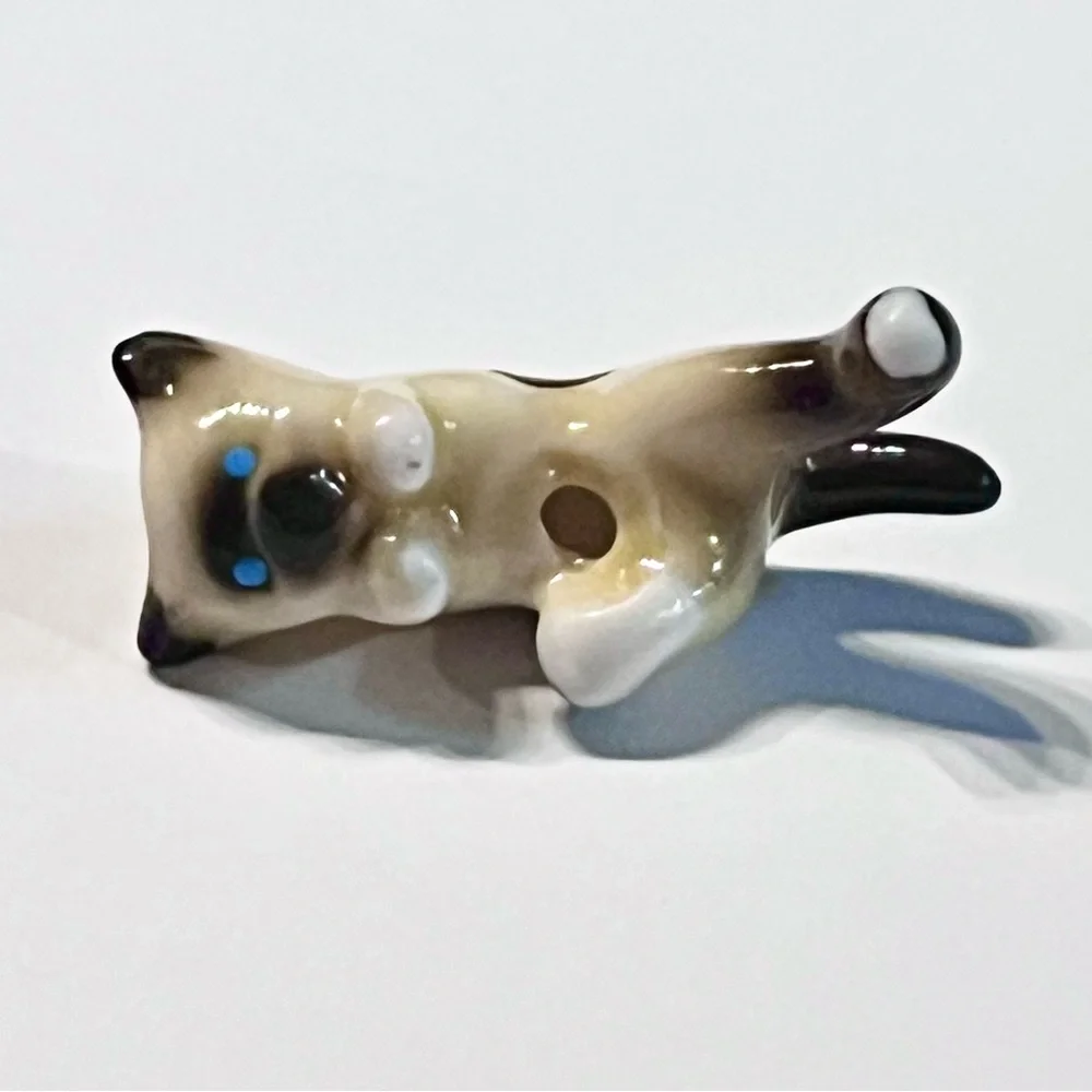 ๐ HP! ๐ VINTAGE 70โs Set of 2 Miniature Kitten Figurines - Picture 5 of 14